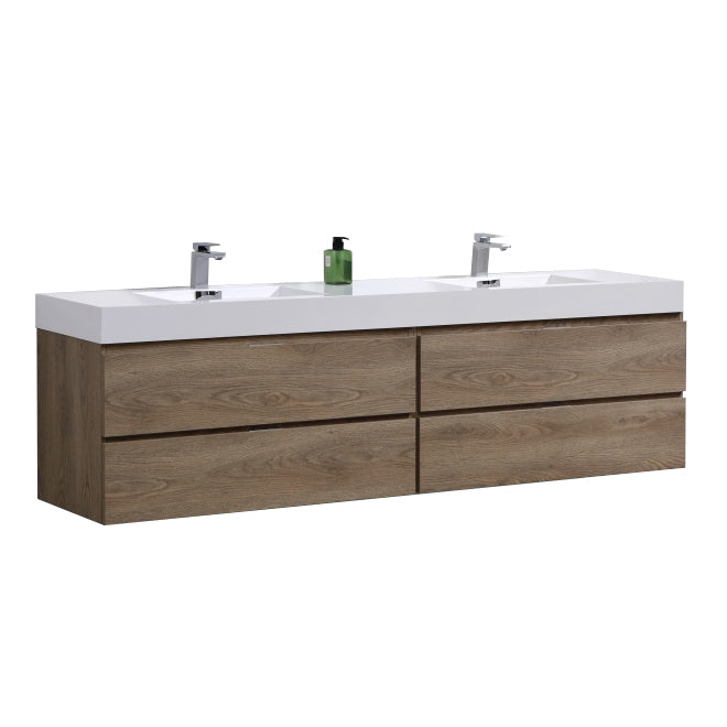 bliss-72-double-sink-butternut-wall-mount-modern-bathroom-vanity-bsl72d-btn