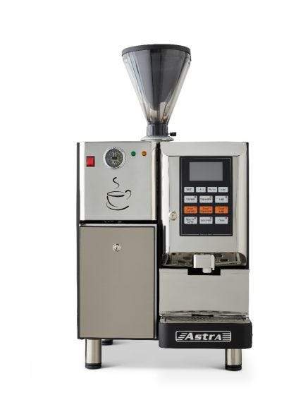 Astra Super Automatic Espresso Machine, 1-Step Double Hopper 110V SM222-1