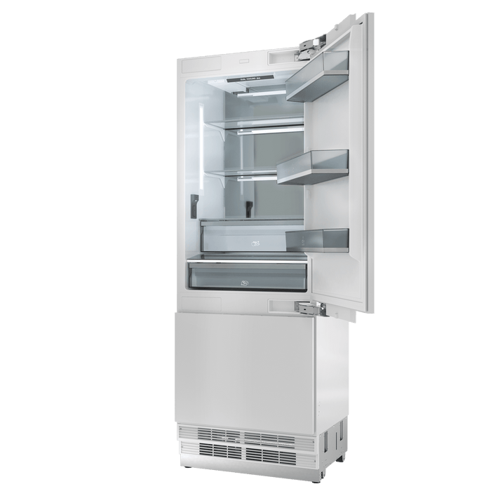 Thor Kitchen X-Series 30-inch Built-In Bottom Freezer Refrigerator (Panel Ready) with Stainless Steel (XRF3016BBP-SS)