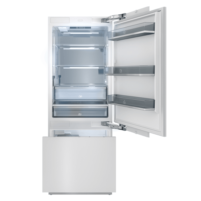 Thor Kitchen X-Series 30-inch Built-In Bottom Freezer Refrigerator (Panel Ready) with Stainless Steel (XRF3016BBP-SS)