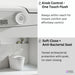 FORNO ACQUA Luxurious Smart Toilet. Includes Auto Flush, Powerful Flush, sleek tankless design Ideal for Powder Rooms.