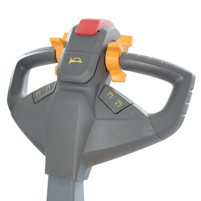 ApolloLift Powered Forklift Full Electric Walkie Stacker 3300lbs Cap. Straddle Legs.118" Lifting - A-3047