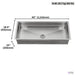 FORNO ACQUA 45 in. Undermount 3-Level Workstation MultiSINK with Custom-Fit Accessories