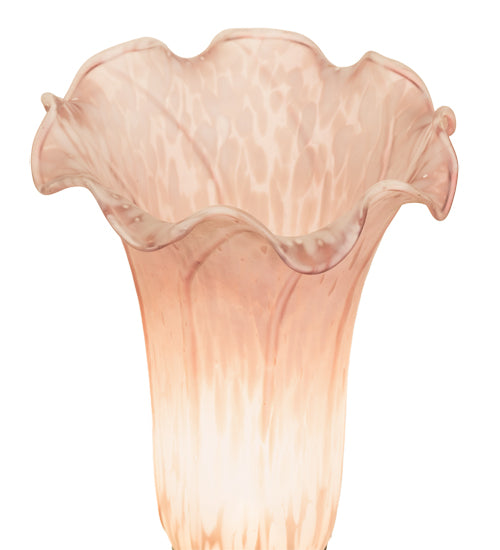 Meyda 8"H Pink Pond Lily Victorian Accent Lamp '11241