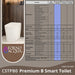 FORNO ACQUA Luxurious Smart Toilet. Includes Heated Seat, Auto Flush, Auto Lid, Powerful Flush, Ideal for Powder Rooms.