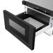 Cosmo 24 in. Haven Collection 1.2 cu. ft. Built-in Microwave Drawer, 1000W, Touch Controls, Defrosting Rack in Matte Black - COS-12MWDBK-NH