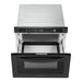 Cosmo 24 in. Haven Collection 1.2 cu. ft. Built-in Microwave Drawer, 1000W, Touch Controls, Defrosting Rack in Matte Black - COS-12MWDBK
