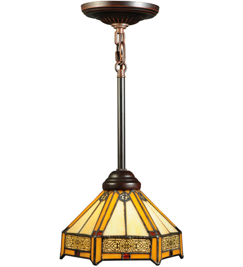 Meyda 8"W Peaches Mini Pendant '138115