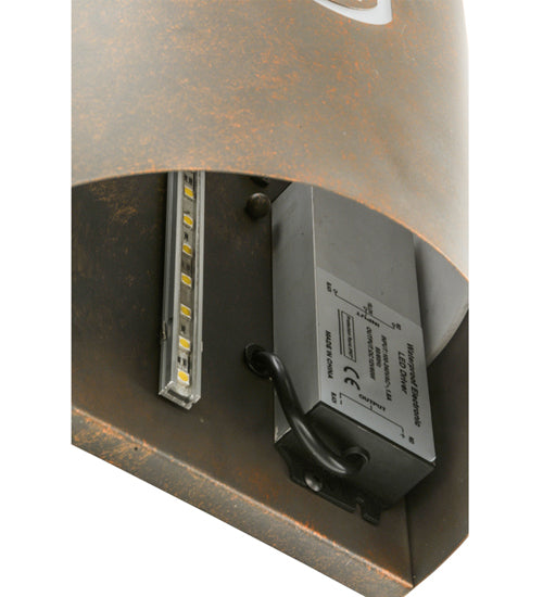 Meyda 8"w Country Inn Led Wall Sconce - 146135