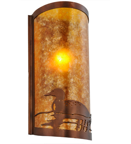 Meyda 9"W Loon Left LED Wall Sconce- 154909