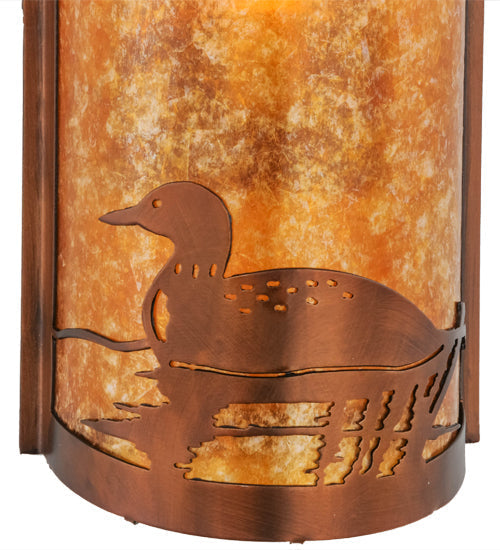 Meyda 9"W Loon Left LED Wall Sconce- 154909