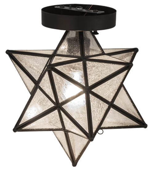 Meyda 9"W Moravian Star Flushmount '155264