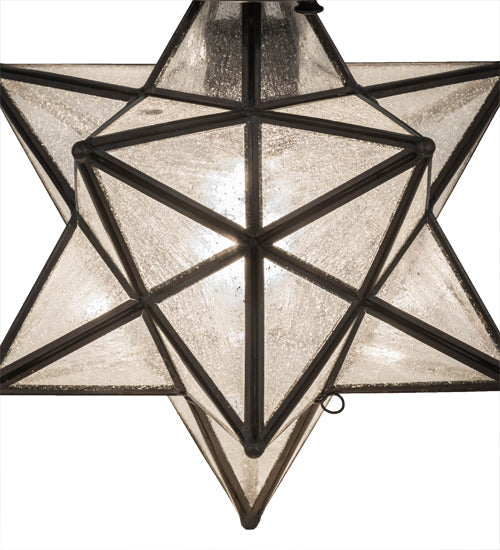 Meyda 9"W Moravian Star Flushmount '155264