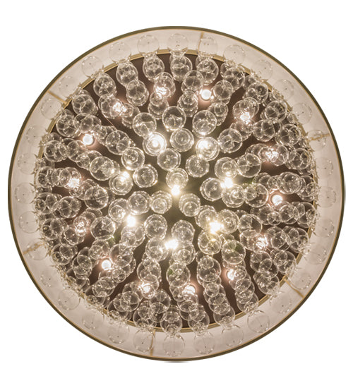 Meyda 72"w Cilindro Bulle Semi-flushmount- 158190