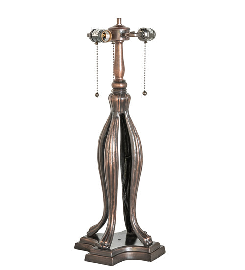 Meyda  32"H Tiffany Magnolia Table Lamp - 31146