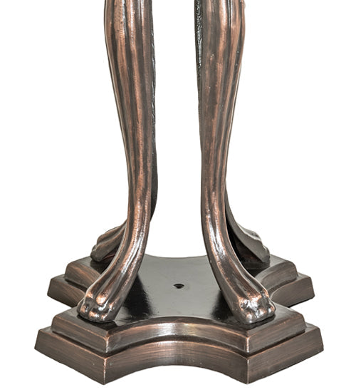 Meyda  32"H Tiffany Magnolia Table Lamp - 31146