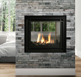 Kingsman MCVST42 MULTI-SIDED Clean View SEE-THROUGH Direct Vent Fireplace