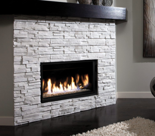Kingsman ZCVRB3622 Zero Clearance Clean View Direct Vent Gas Fireplace 36" Wide