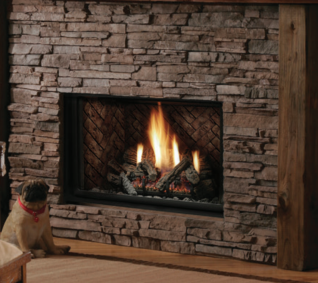 Kingsman HBZDV4224 Zero Clearance Direct Vent Gas Fireplace - 42" Wide
