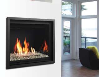 Kingsman ZCV42 Zero Clearance Clean View Direct Vent Gas Fireplace