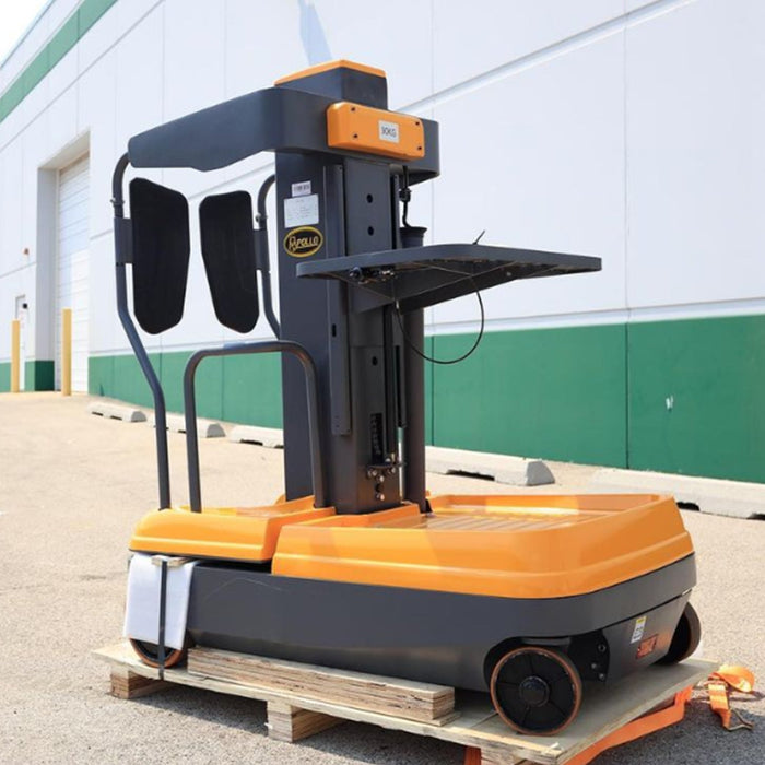 ApolloLift Fully Electric Mini Order Picker with Load Tray 200lbs. Capacity Local Pick-Up - A-5001