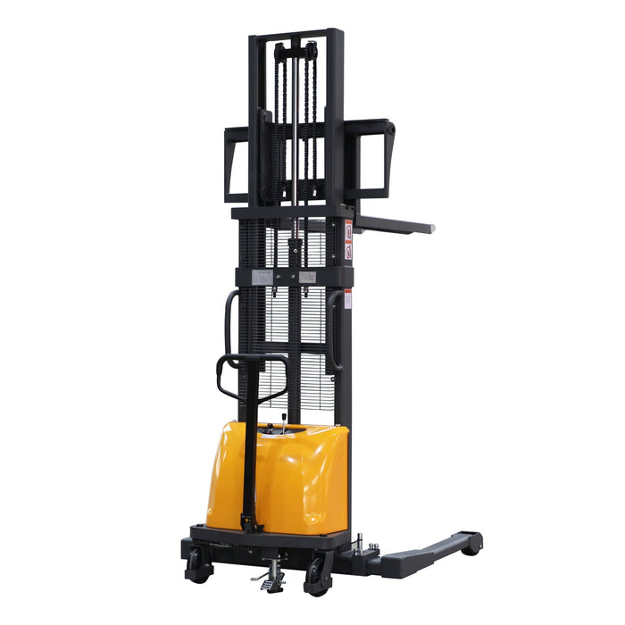 ApolloLift Semi-Electric Power Lift Straddle Stacker 3300Lbs 118"Lifting - A-3012