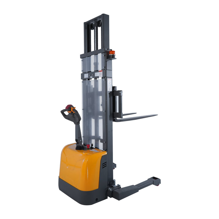 ApolloLift Powered Forklift Full Electric Walkie Stacker 3300 lbs Cap. Straddle Legs.98" Lifting - A-3050