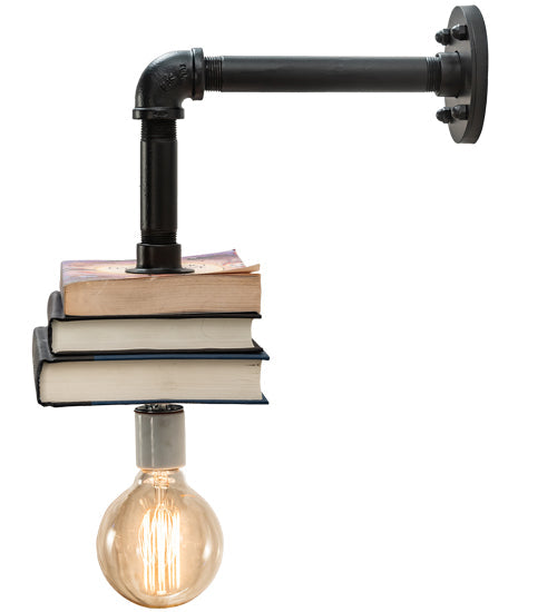 Meyda 9.5" Wide Pipedream Honorary Author Wall Sconce- 204149