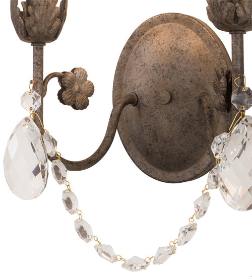 Meyda 9.5" Wide Antonia 2 Light Wall Sconce- 211574
