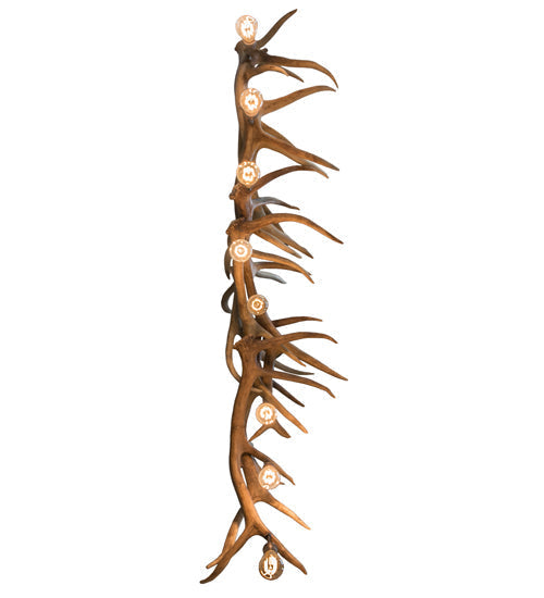 Meyda 69" Long Antlers Elk 8 Light Oblong Chandelier- 212262