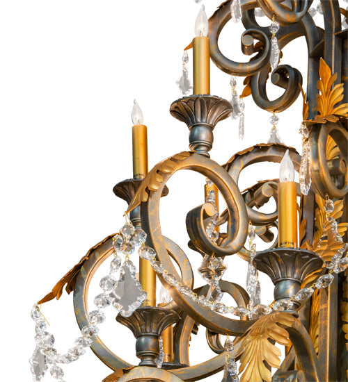 Meyda 78" Wide Serratina 32 Light Chandelier- 213272