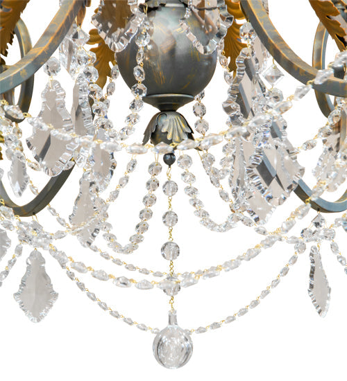 Meyda 78" Wide Serratina 32 Light Chandelier- 213272