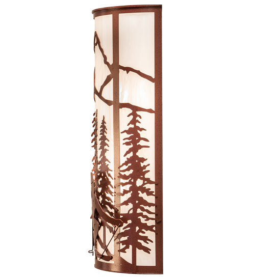 Meyda 8" Wide Alpine Wall Sconce 240975
