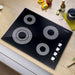 Cosmo 24 in. Electric Ceramic Glass Cooktop with 4 Elements, Dual Zone Element, Hot Surface Indicator Light and Control Knobs - COS-244ECC