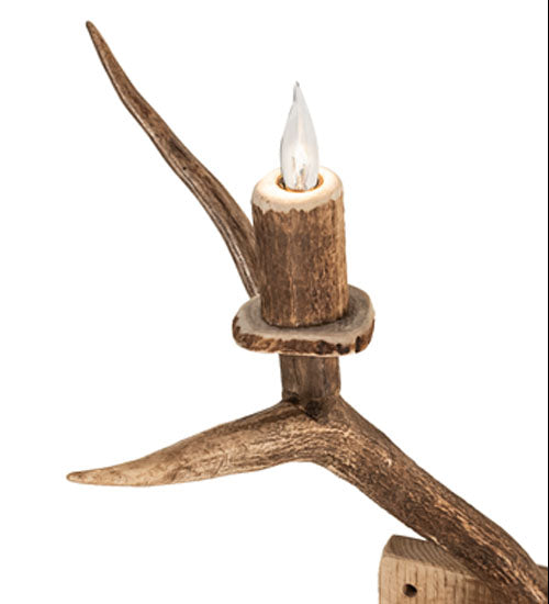 Meyda 12" Wide Antlers Elk & Mule Deer 3 Light Wall Sconce- 247843