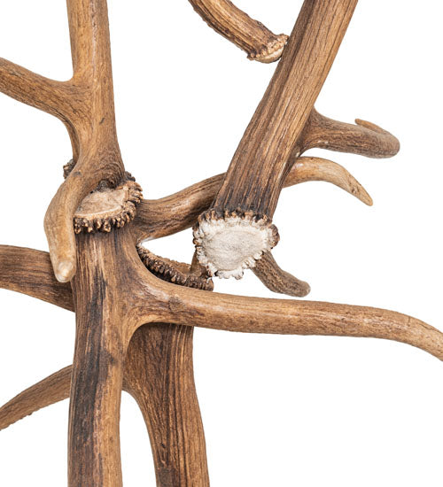 Meyda 75" High Antlers Elk & Mule Deer Floor Lamp- 249118