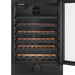 Cosmo Lumin Collection 24 in. 52-Bottle Single Zone Compressor Wine Cooler, Digital Controls, LED Lighting, Matte Black - COS-24BIWCS-BK
