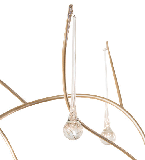 Meyda 96" Wide Crystal Tear Drop Chandelier- 250516