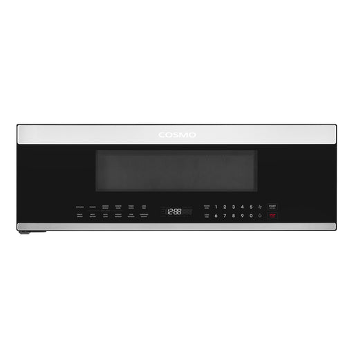 Cosmo 30 in. Slim Over the Range Microwave with Automatic Presets, Soft Touch Controls and 1.2 cu. ft. Capacity - COS-3012ORLP1SS