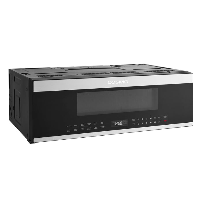 Cosmo 30 in. Slim Over the Range Microwave with Automatic Presets, Soft Touch Controls and 1.2 cu. ft. Capacity - COS-3012ORLP1SS