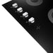 Cosmo 30 in. Electric Ceramic Glass Cooktop with 4 Burners, Dual Zone Elements, Hot Surface Indicator Light and Control Knobs - COS-304ECC