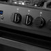 Cosmo 30 in. Nebula Collection 5.0 cu. ft. Gas Range, 5 Burners, Rapid Convection Oven, Cast Iron Grates in Matte Black - COS-305AGC-BK