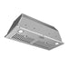 Cosmo 30 in. 380 CFM Ducted Insert Range Hood in Stainless Steel with Push Button Controls LED Lights and Permanent Filters - COS-30IRHP