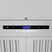 Cosmo 30 in. Lumin Collection 380 CFM Ducted Insert Range Hood, Touch Controls, LED Lights, Stainless Steel - COS-30IRHS