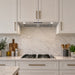 Cosmo 30 in. Lumin Collection 380 CFM Ducted Insert Range Hood, Touch Controls, LED Lights, Stainless Steel - COS-30IRHS