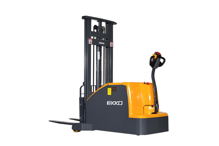 EKKO Counterbalanced Walkie Stacker 3000 lb Cap., 130" Height EK14C-130