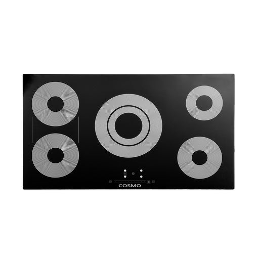 Cosmo 36" Electric Ceramic Glass Cooktop with 5 Burners and Touch Controls - COS-365TBECC