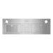 Cosmo 36 in. 380 CFM Ducted Insert Range Hood in Stainless Steel with Push Button Controls LED Lights and Permanent Filters - COS-36IRHP