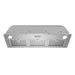 Cosmo 36 in. 380 CFM Ducted Insert Range Hood in Stainless Steel with Push Button Controls LED Lights and Permanent Filters - COS-36IRHP