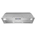 Cosmo 36 in. Lumin Collection 380 CFM Ducted Insert Range Hood, Touch Controls, LED Lights, Stainless Steel - COS-36IRHS